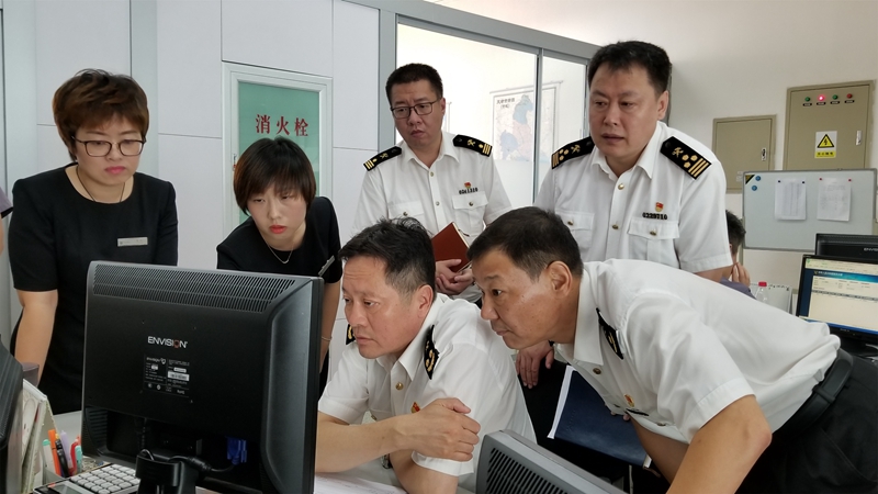 天津海導親切走訪永誠世佳 調研整合申報系統(tǒng)使用情況