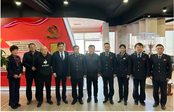 河東區(qū)稅務局領導率隊到永誠世佳走訪交流