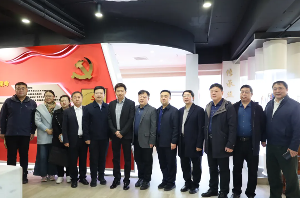 紅橋區(qū)邵公莊街道領導到永誠世佳走訪交流